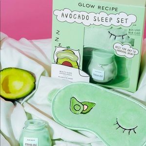 Glow Recipe - Avocado Sleep Set, Mask + Eyemask